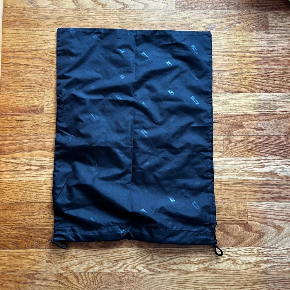 Away Drawstring Dust Bag Black Logo Print Travel‎ Storage Nylon 22x16 Drawstring